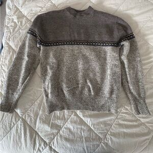 Pendleton LOBO Gray, Tan, colorblock Men's Crewneck Sweater